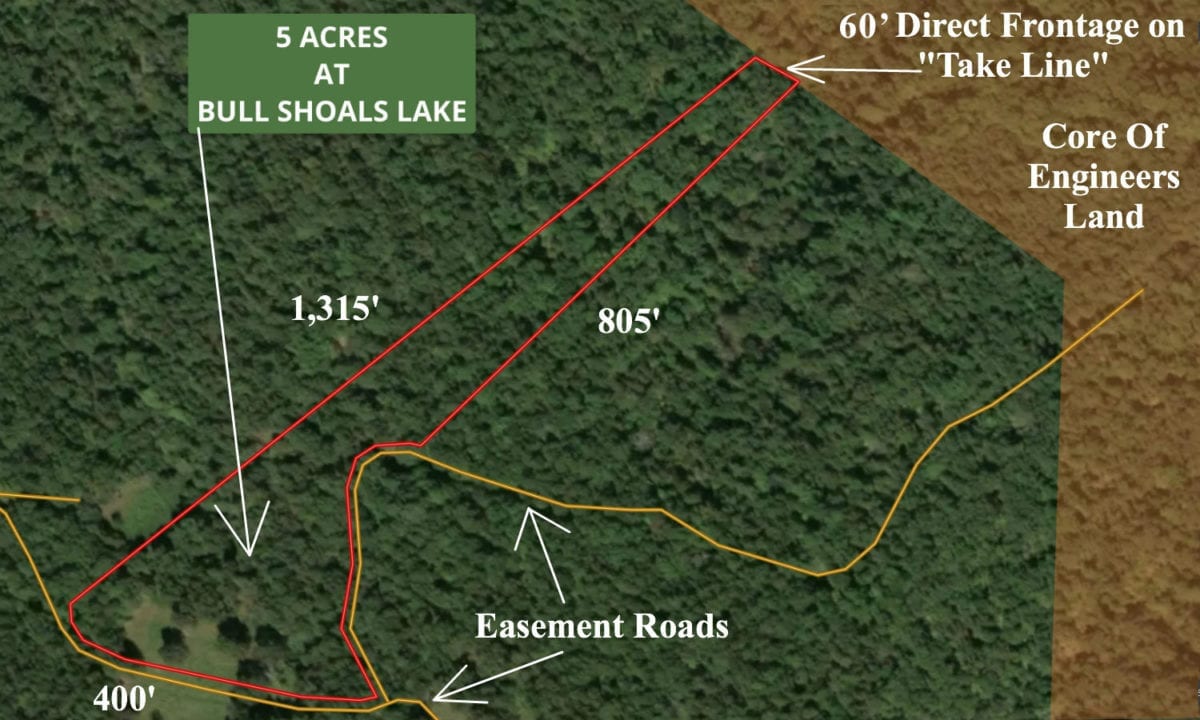 Aerial map of the property.