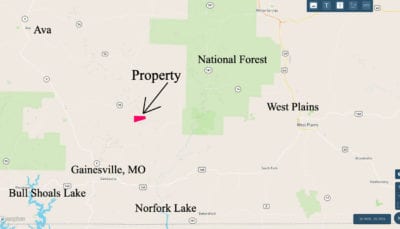 This well-located tract is VERY private but is also a short distance from several towns. Just a few miles to the east you will find the Mark Twain National Forest which is open for additional hunting, trail riding and recreation.