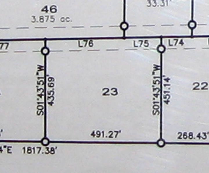 Plat Map Lot 23